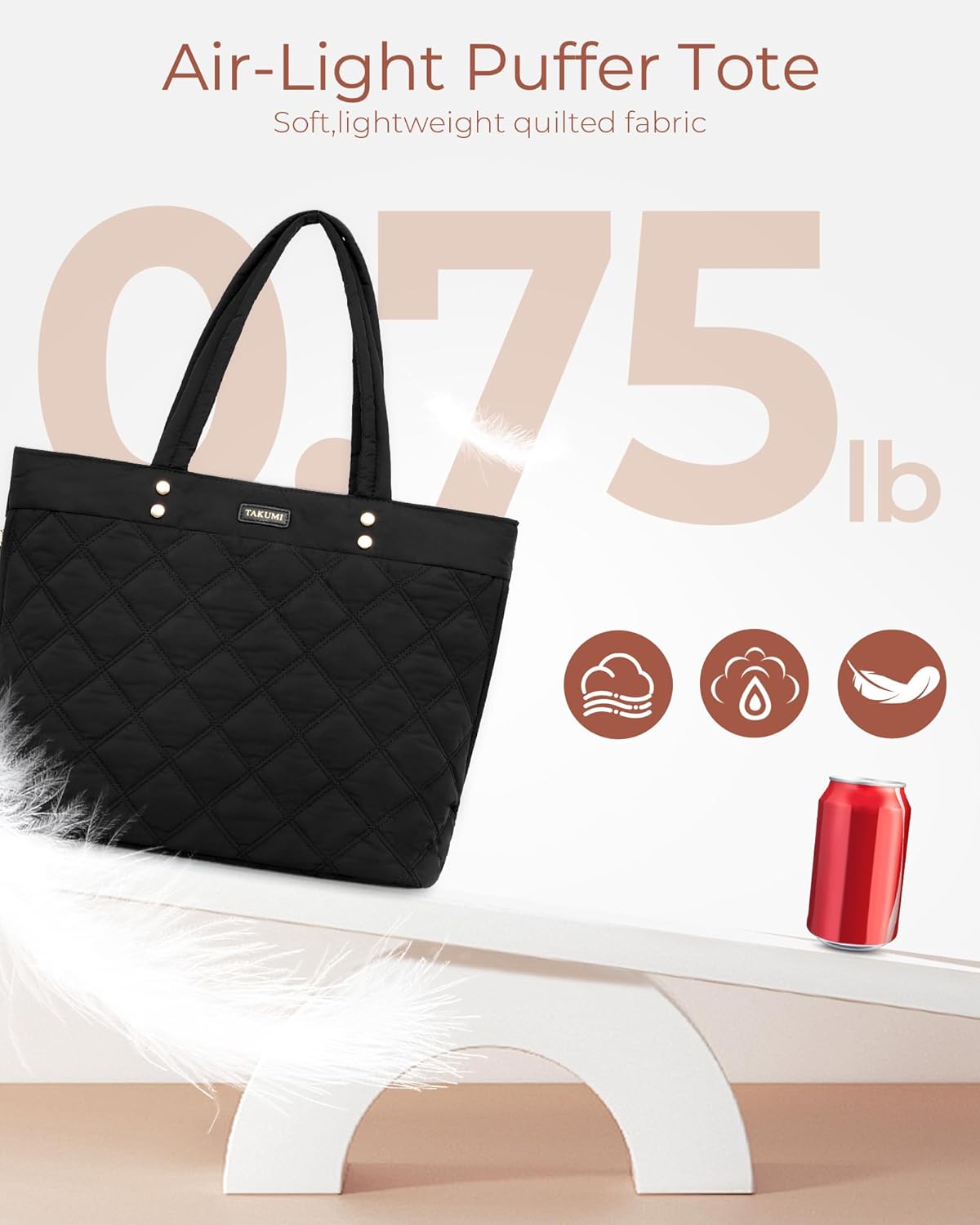TAKUMI 3PCS Lunch Tote Bag Combo for Women