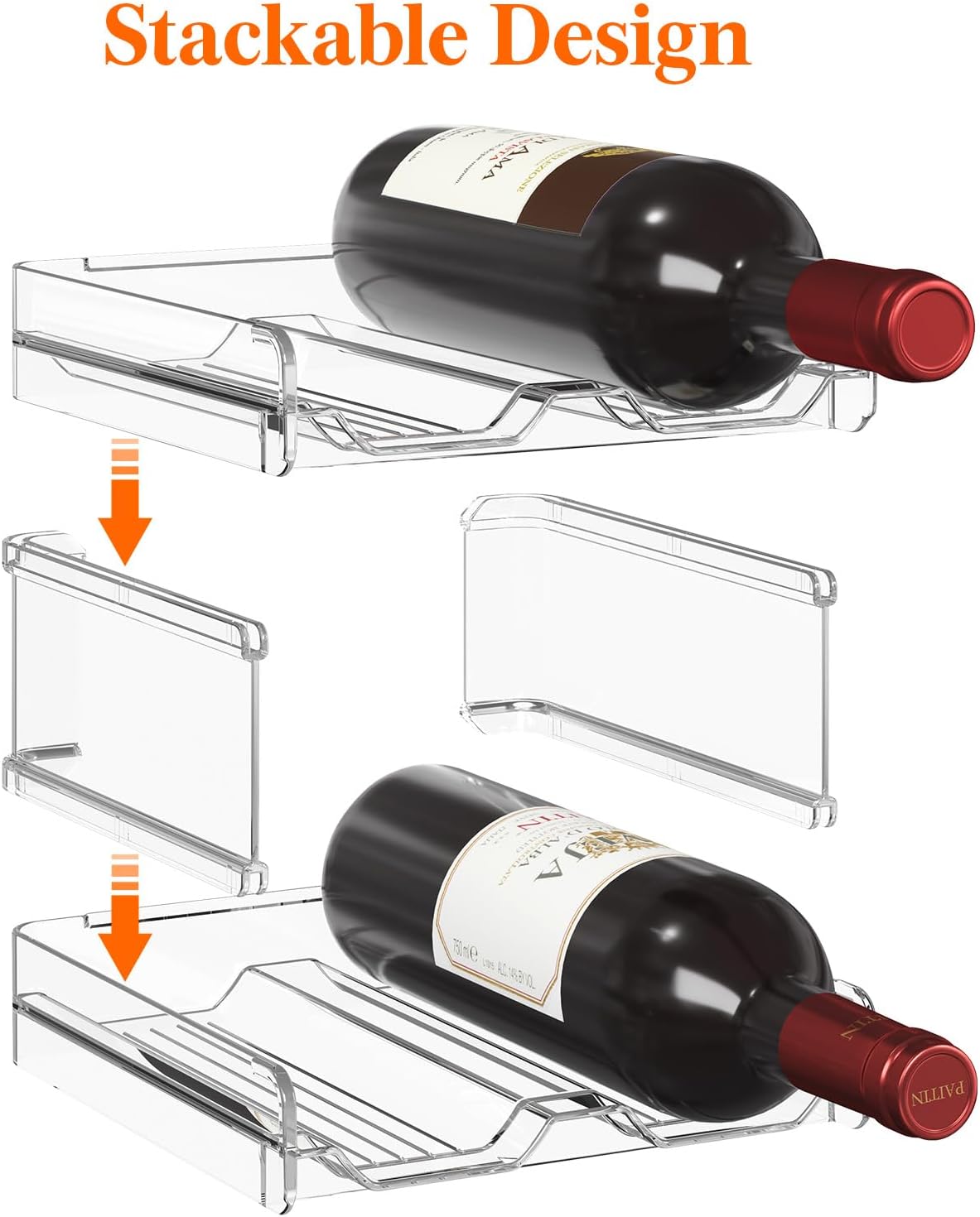 Lifewit Wine Rack for Fridge Cabinet Countertop