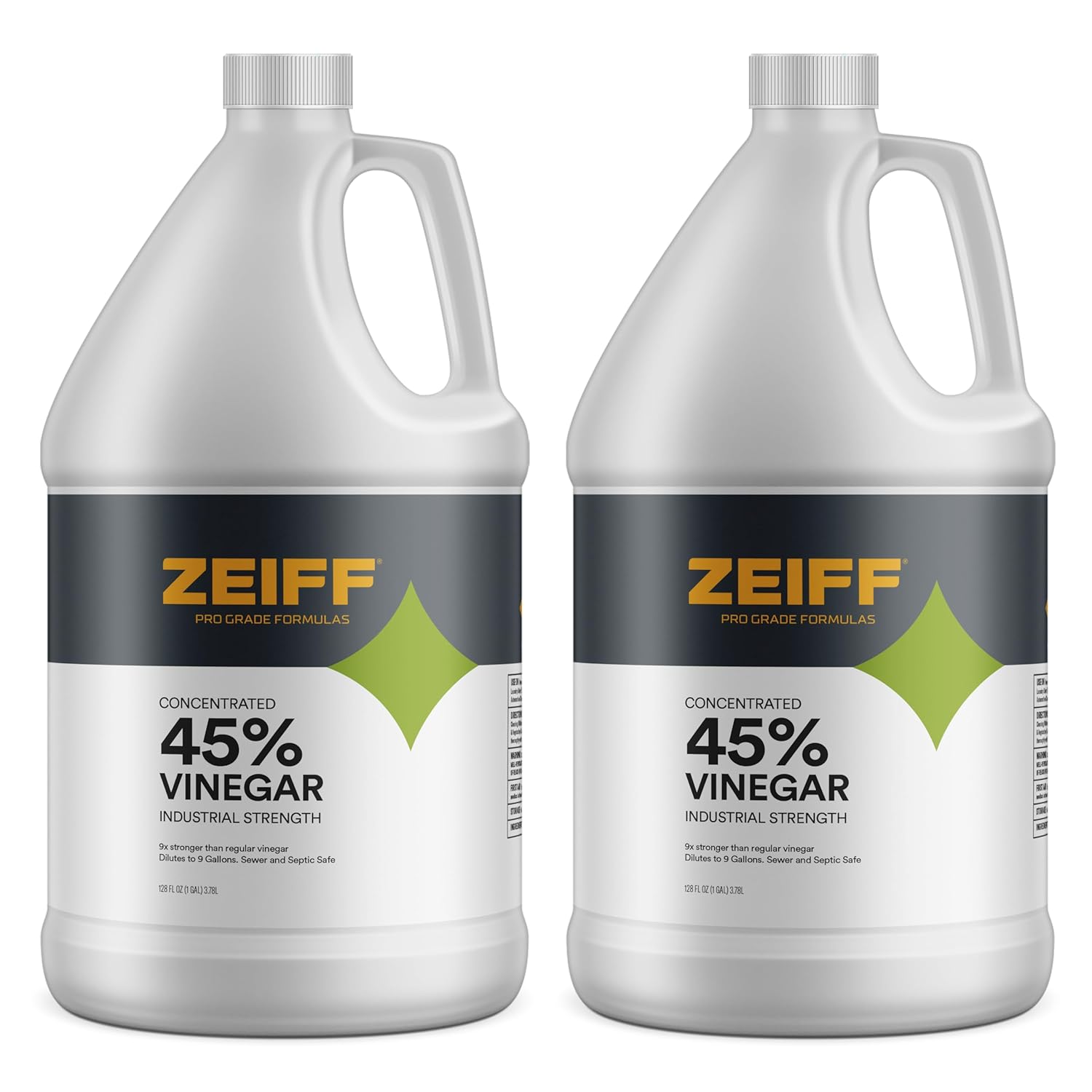 Zeiff 45 Pure Concentrated Vinegar - 2 Gallon Technical Grade