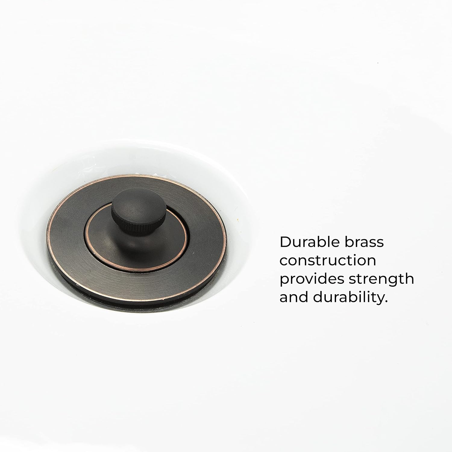 Dorence Oil Rubbed Bronze Tub Drain Stopper Kit 1