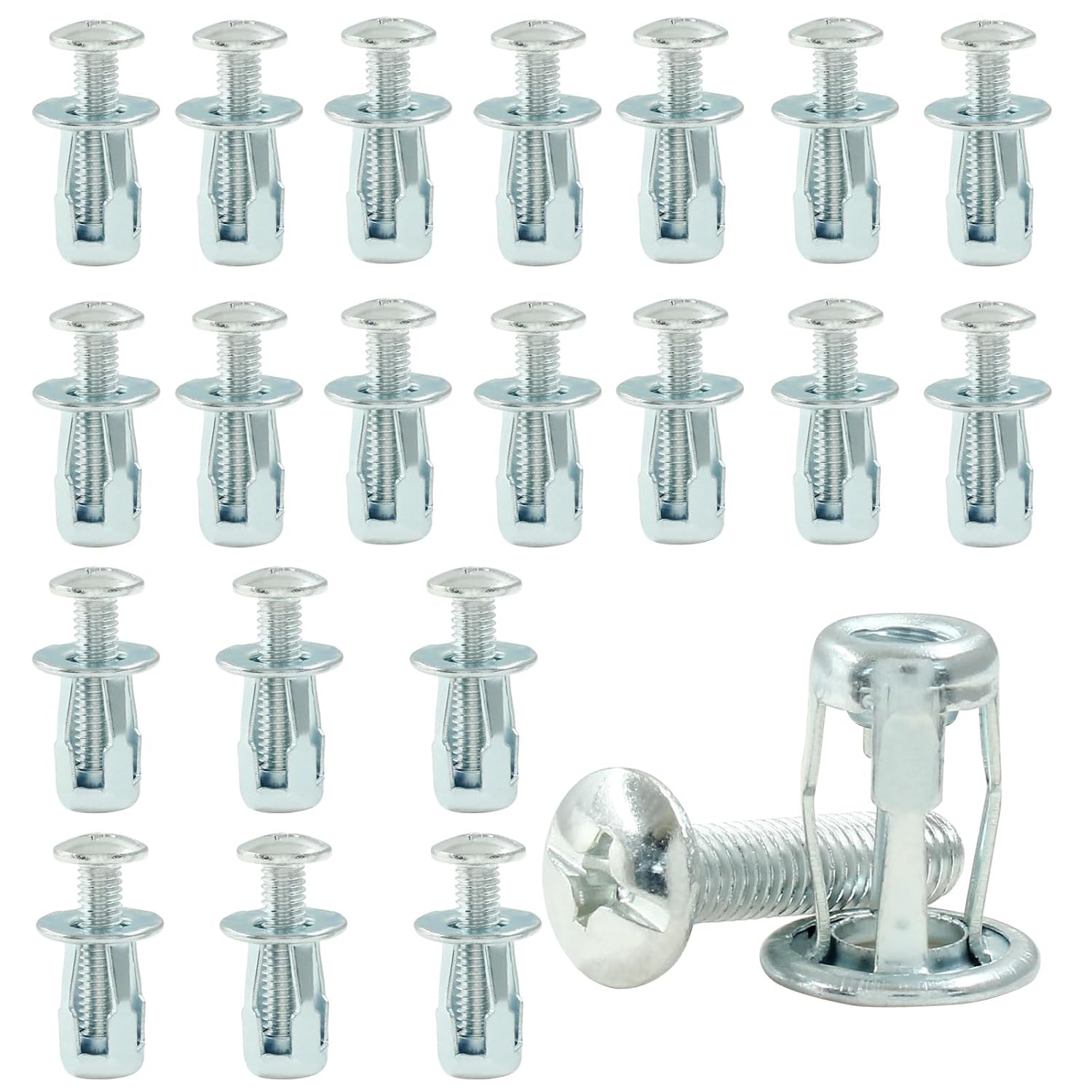 20 Pcs M6 Hollow Wall Anchors for DIY and Heavy Use