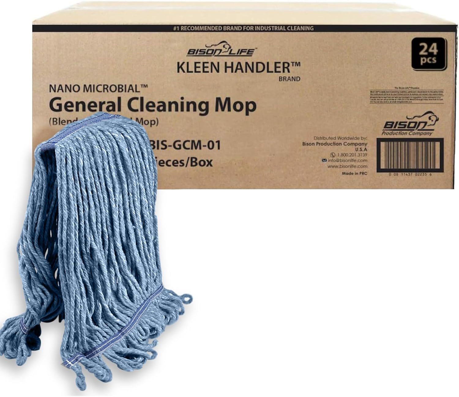 KLEEN HANDLER Heavy Duty Mop Head Replacement - Case of 24