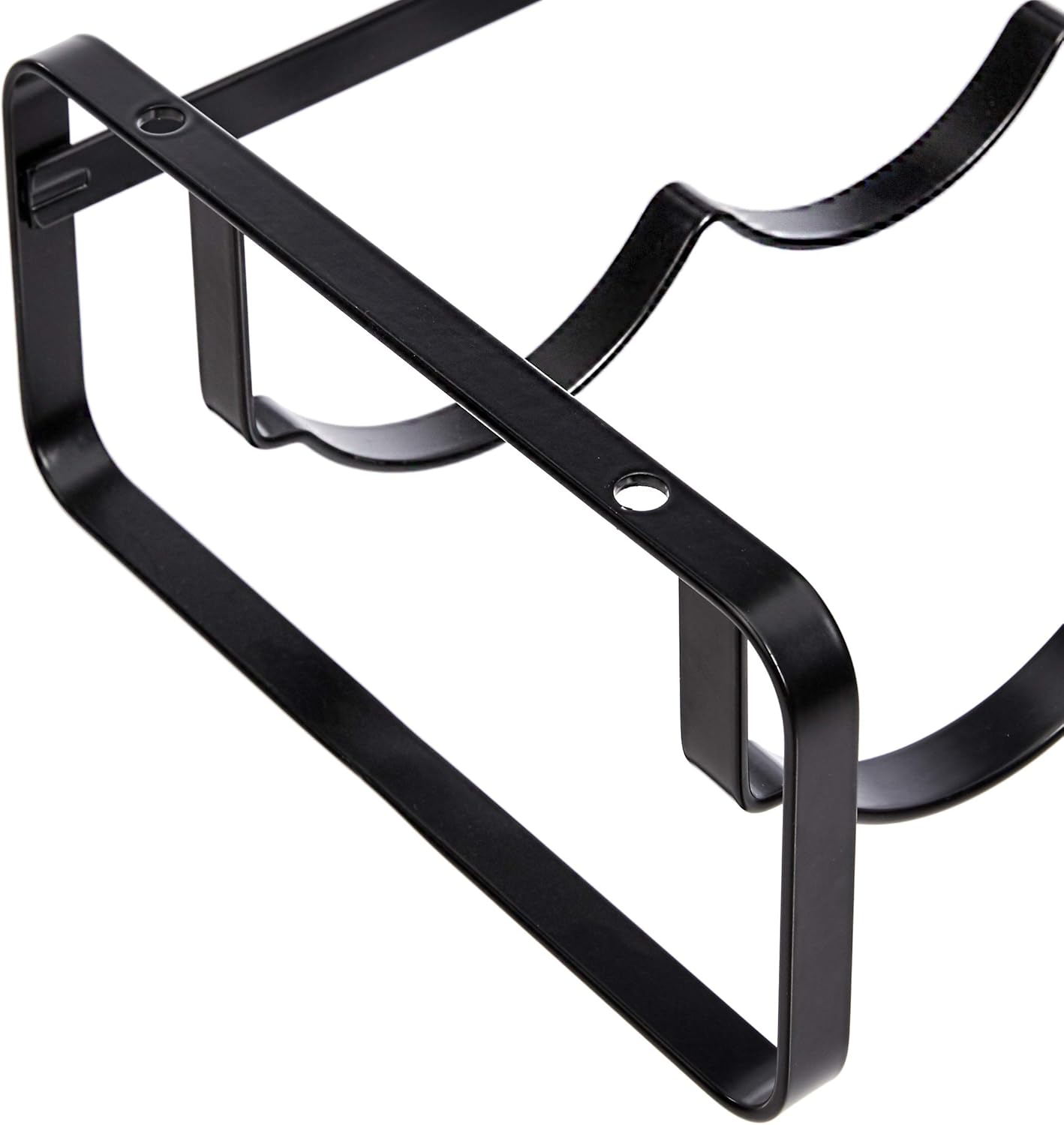 Amazon Basics 4-Bottle Metal Wine Rack - Black