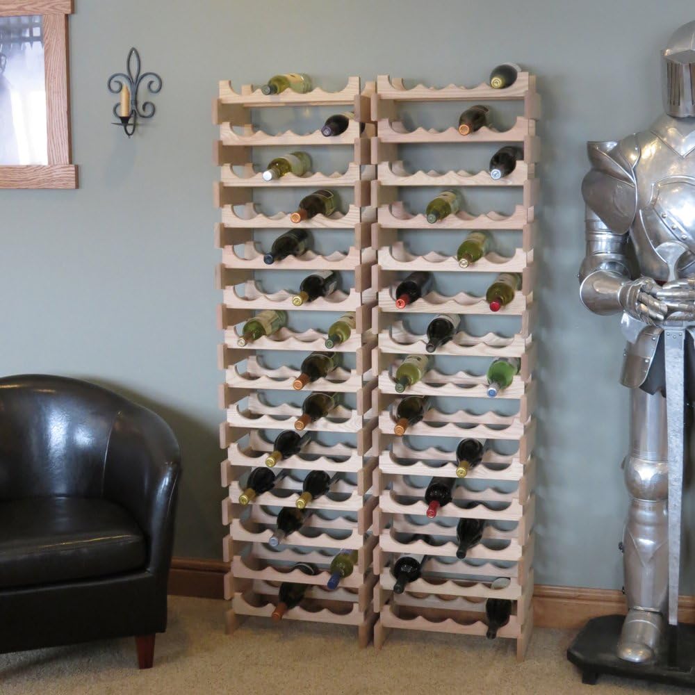 FixtureDisplays 15 Bottle Dakota Wine Rack 1040218-NPF 1