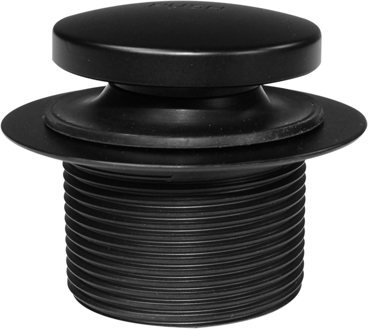 Westbrass 1-12 Black Tubular Drain Kit Matte Black