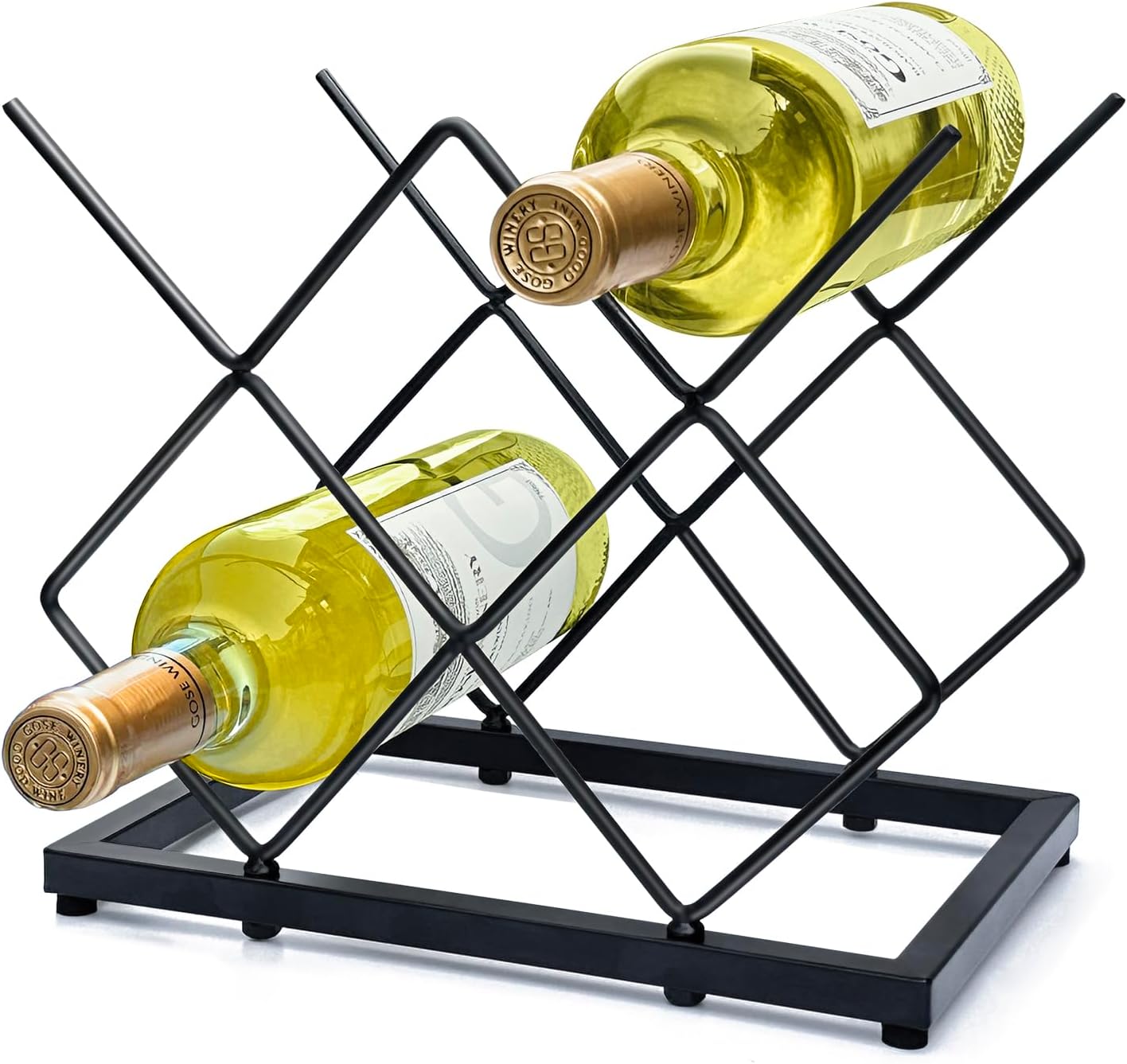 MCSAPIL Tabletop Wine Rack 5 Bottle Capacity