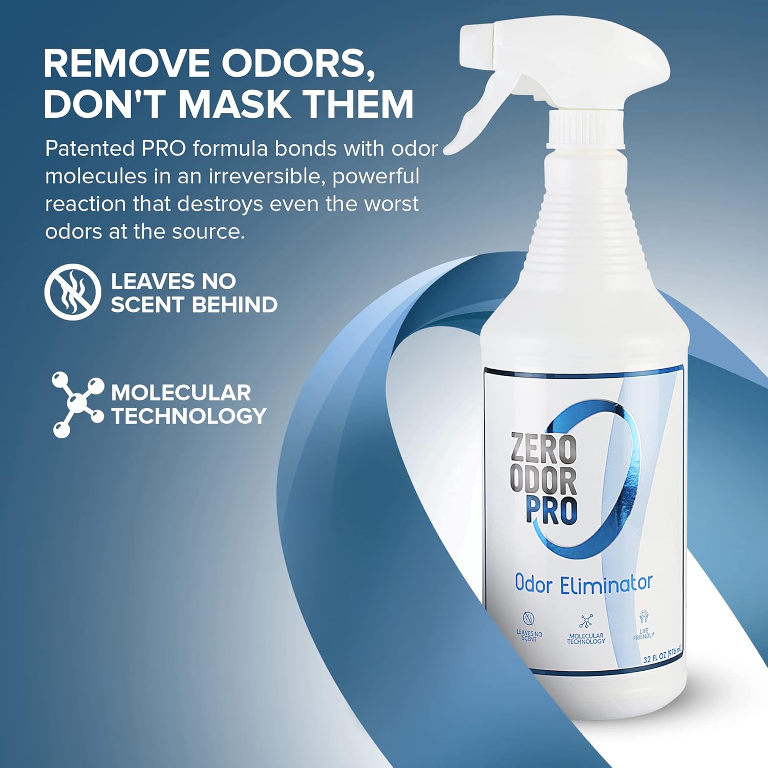 Zero Odor Pro - Commercial Strength Odor Eliminator 32 oz