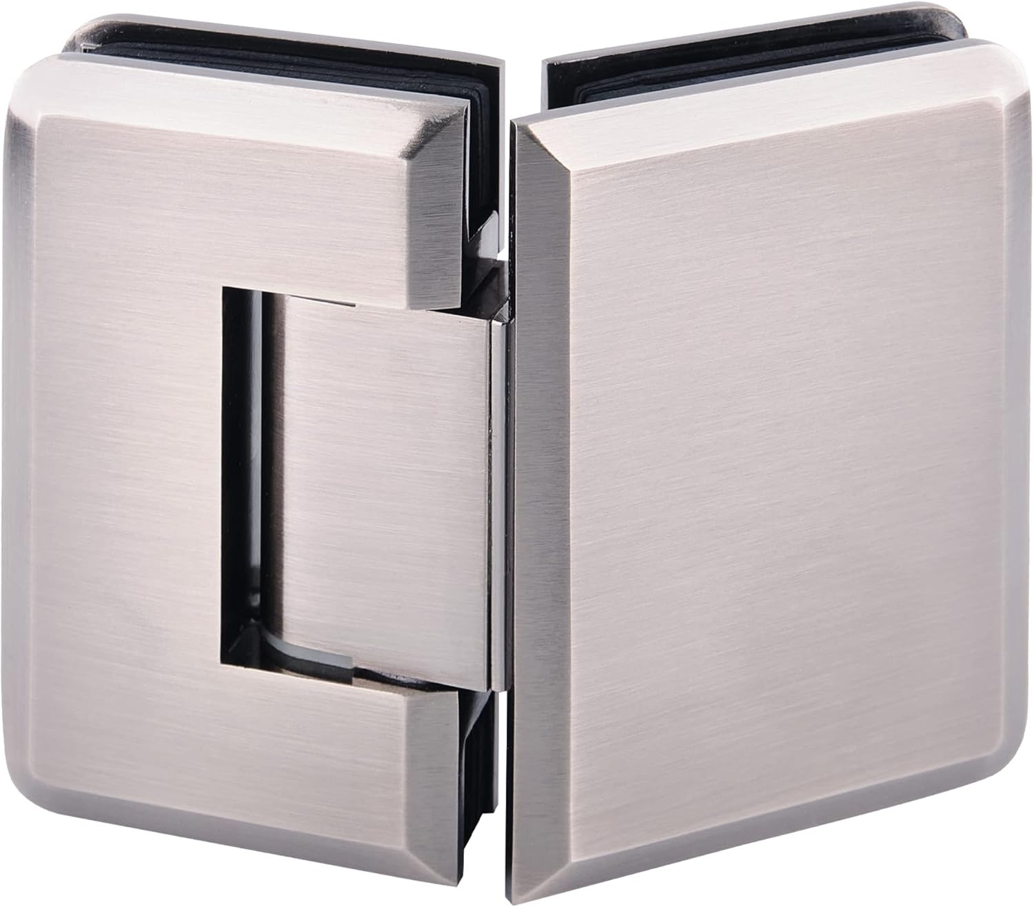 Brixwell Adjustable 135 Degree Glass to Glass Shower Door Hinge