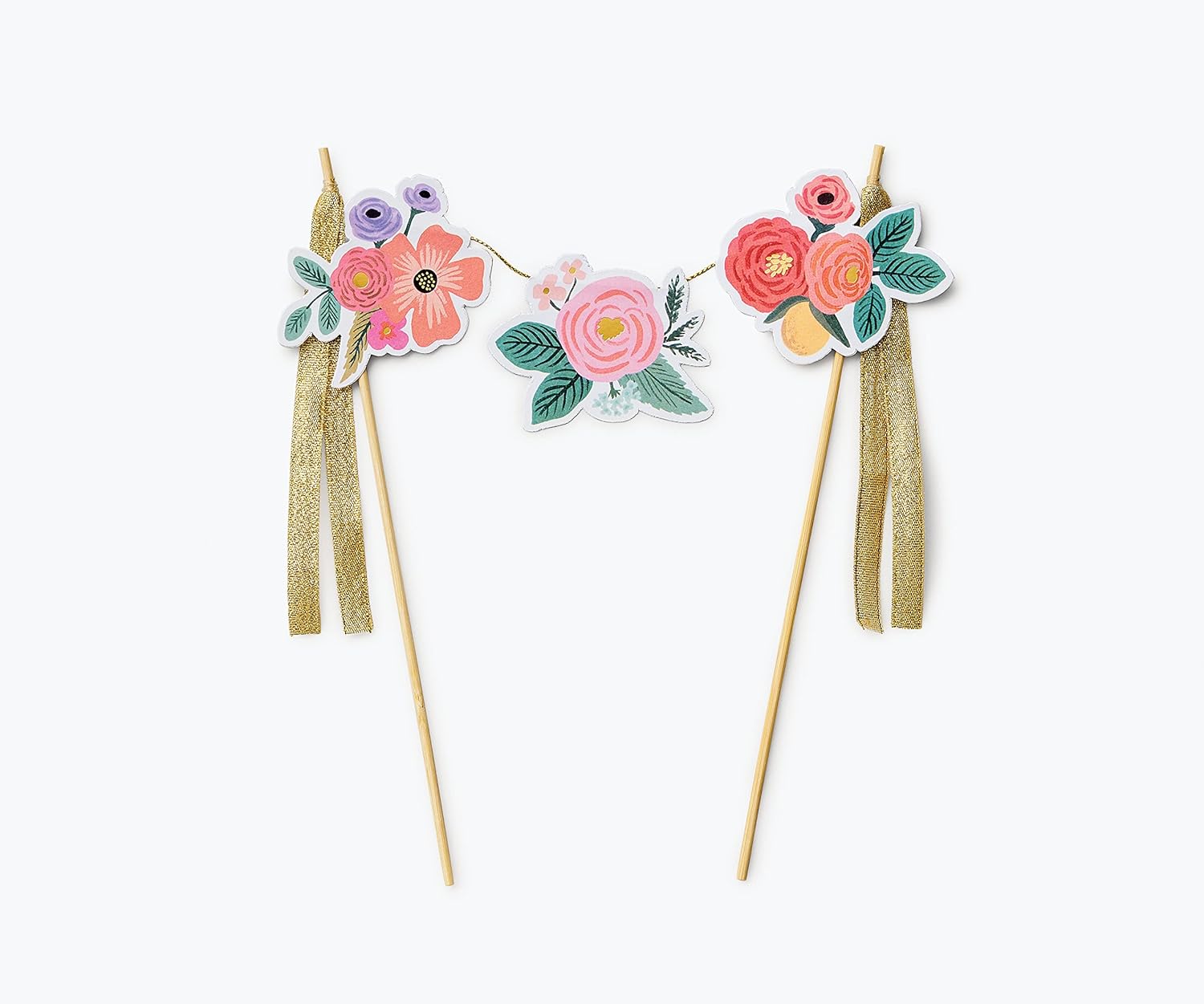 RIFLE PAPER CO Garden Party Cake Topper Reusable Decor