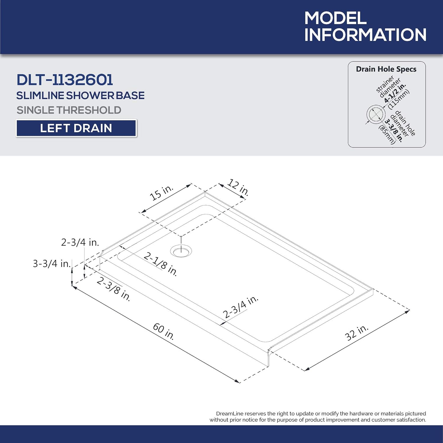 DreamLine Infinity-Z Clear Sliding Shower Door Kit Brushed Nickel