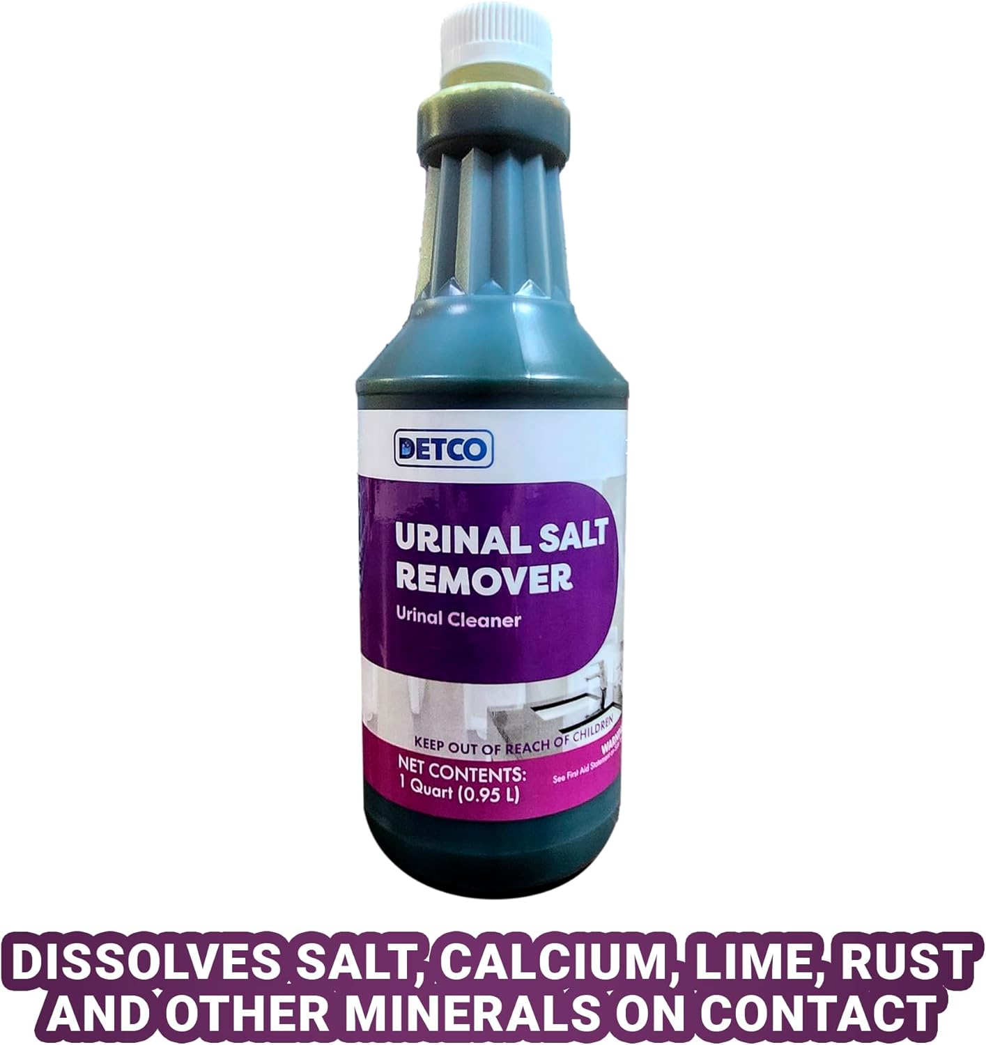 Detco Urinal Salt Remover Concentrate - 1 Quart