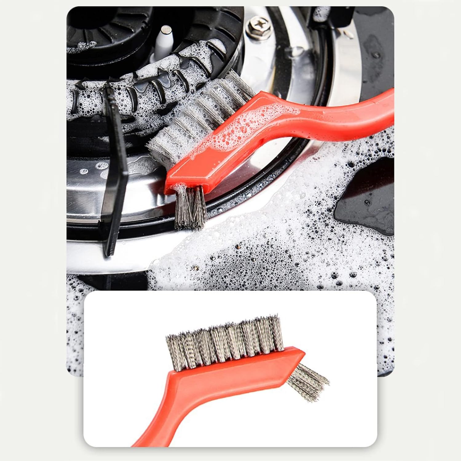 BEBORIN Wire Brush Set 18PCS for Rust and Paint Removal