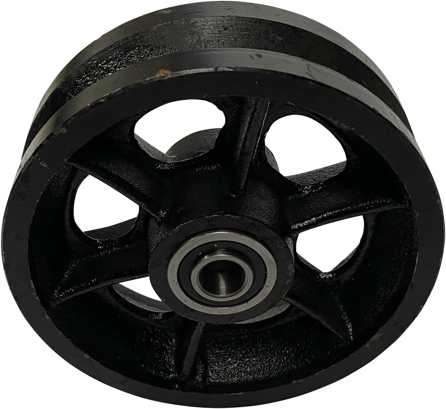 6 Cast Iron V-Groove Wheel by Sourdough Gate Hardware 1