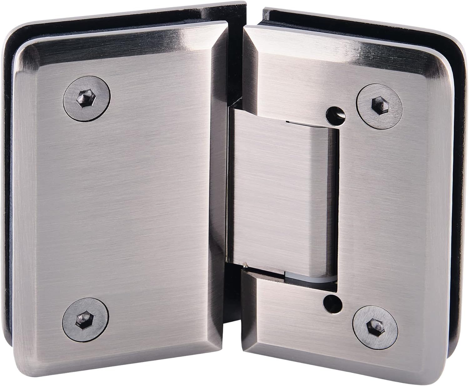 Brixwell Adjustable 135 Degree Glass to Glass Shower Door Hinge