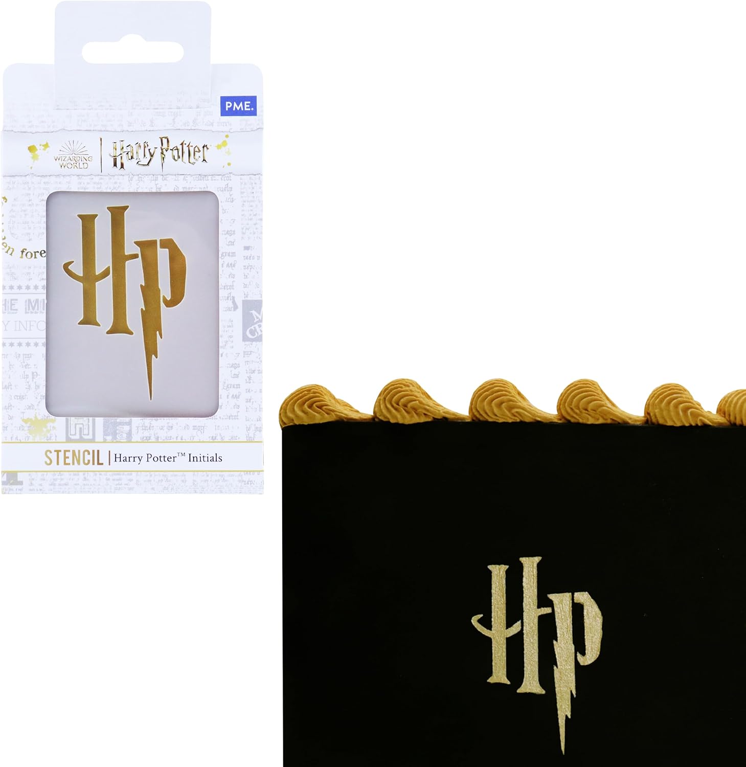 PME Harry Potter HP Logo Cake Stencil 45 Inch 1