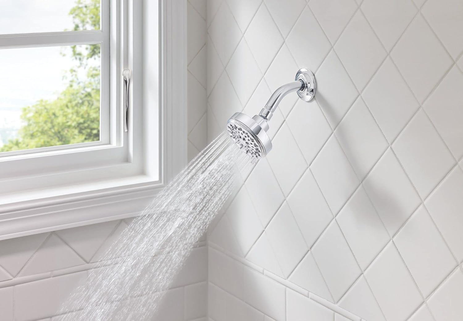 Moen Ignite Chrome Five-Function Shower Head