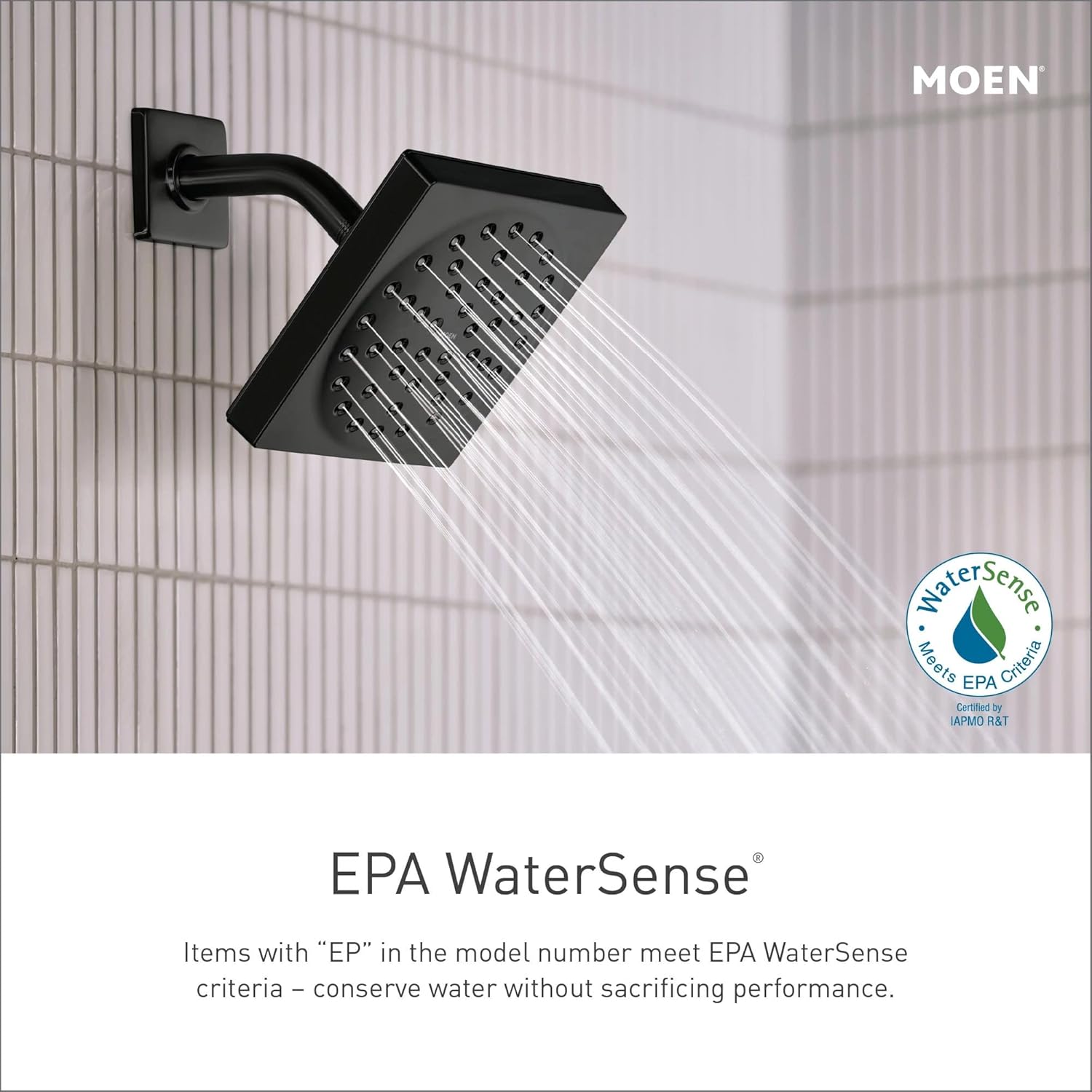 Moen Gibson Matte Black Pressure Balancing Trim Set
