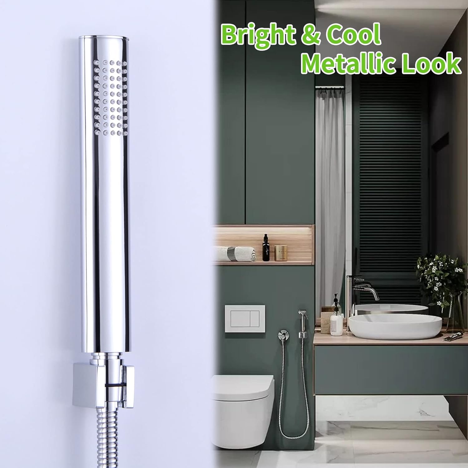 Angle Simple Shower Head Holder Wall Mount Brass Chrome