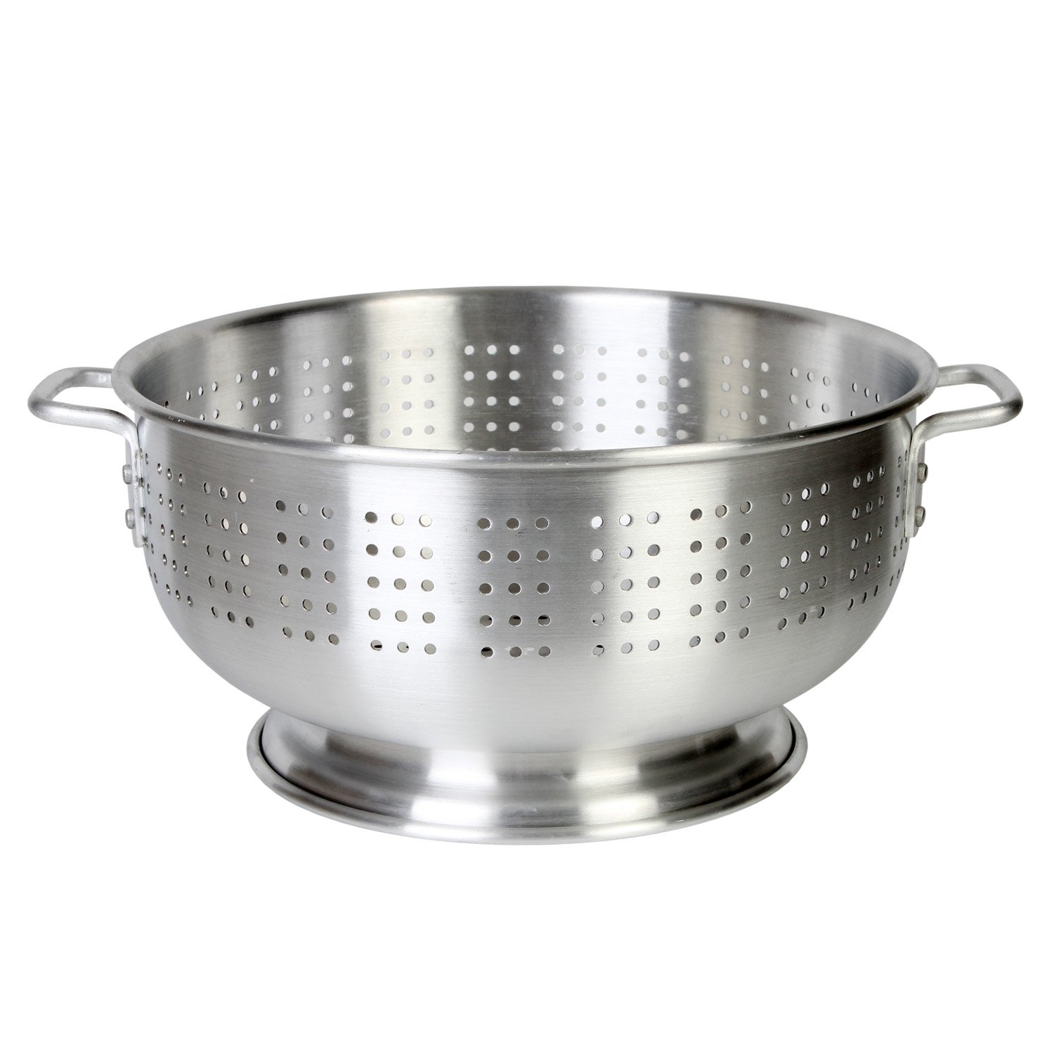 Excellante Heavy Duty Aluminum Colander with Handle 12 Quart 1