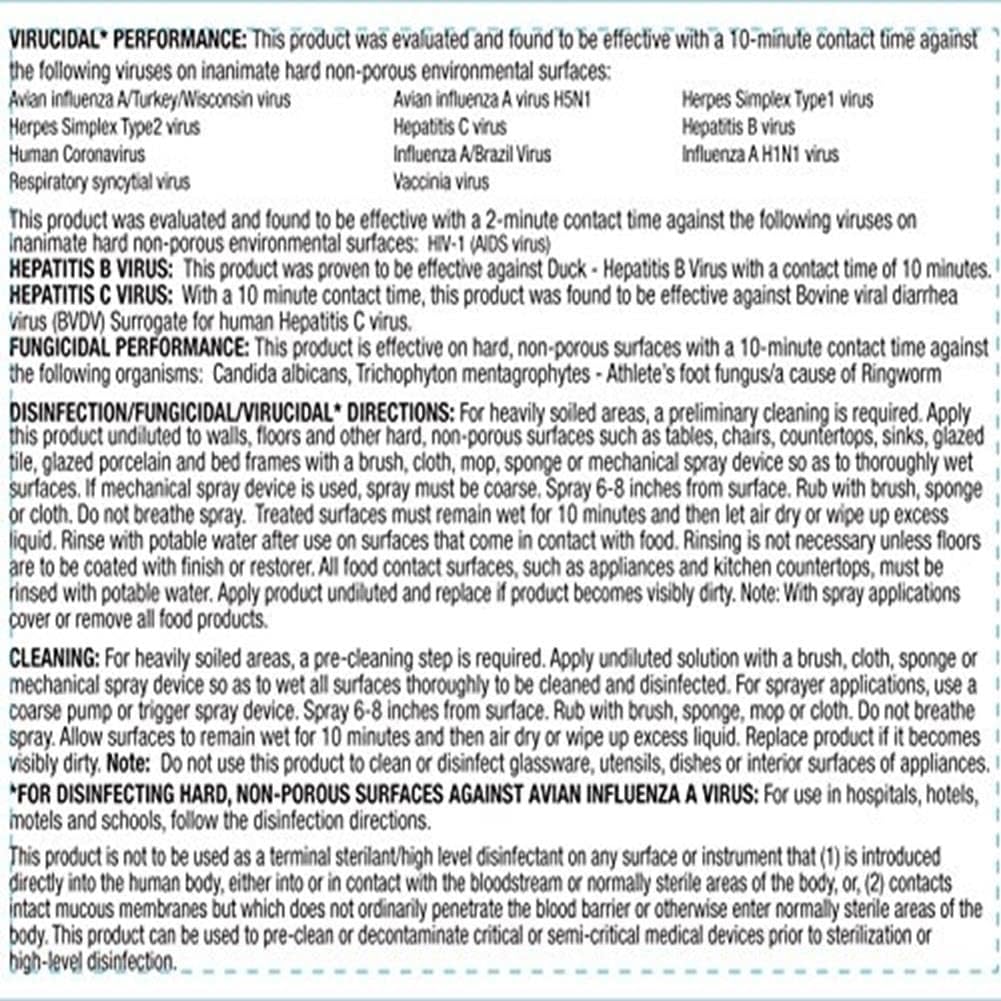 BenzaRid 32 oz Hospital Disinfectant Virucide Spray