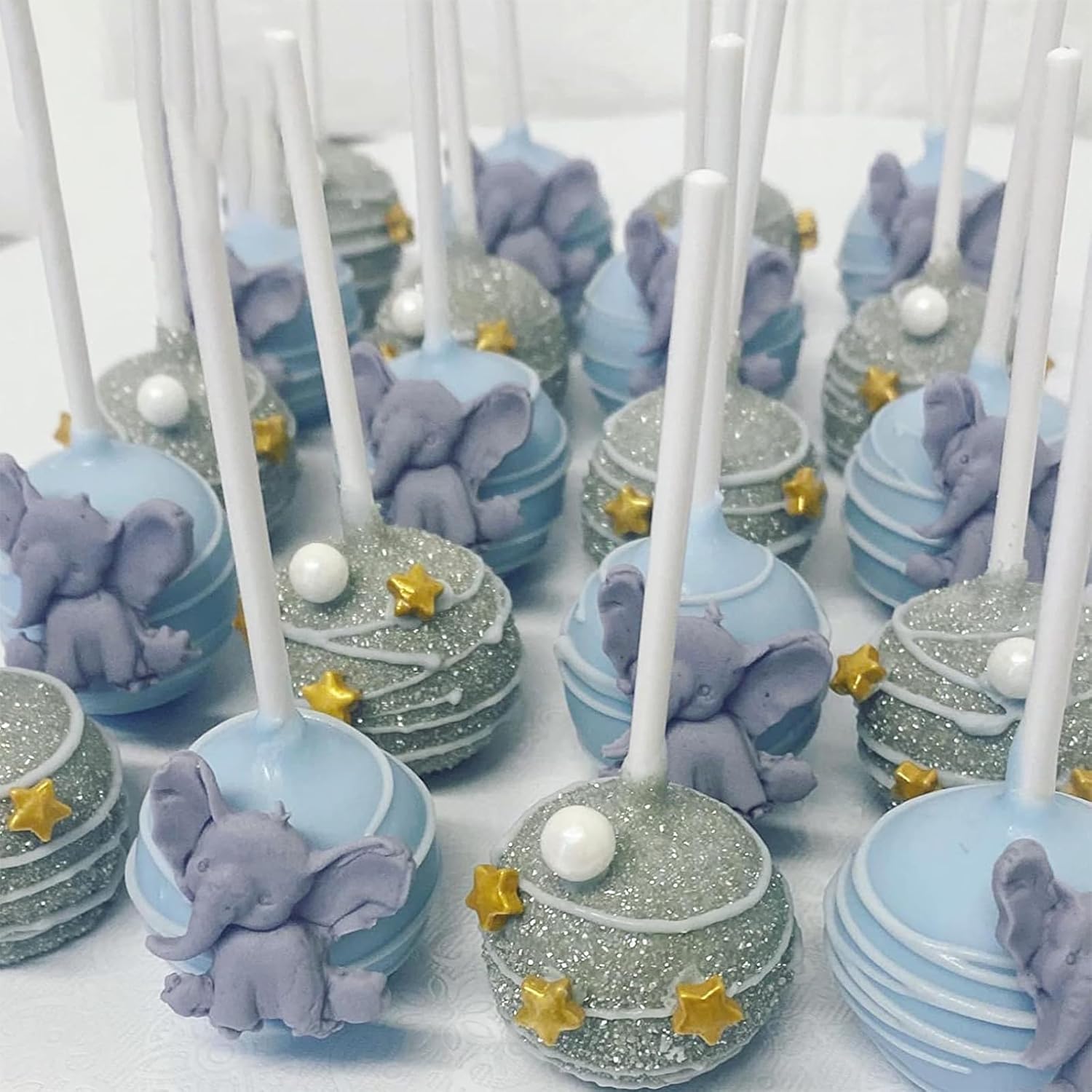 Elephant Silicone Chocolate Molds 2 Pcs for Cake Decorations