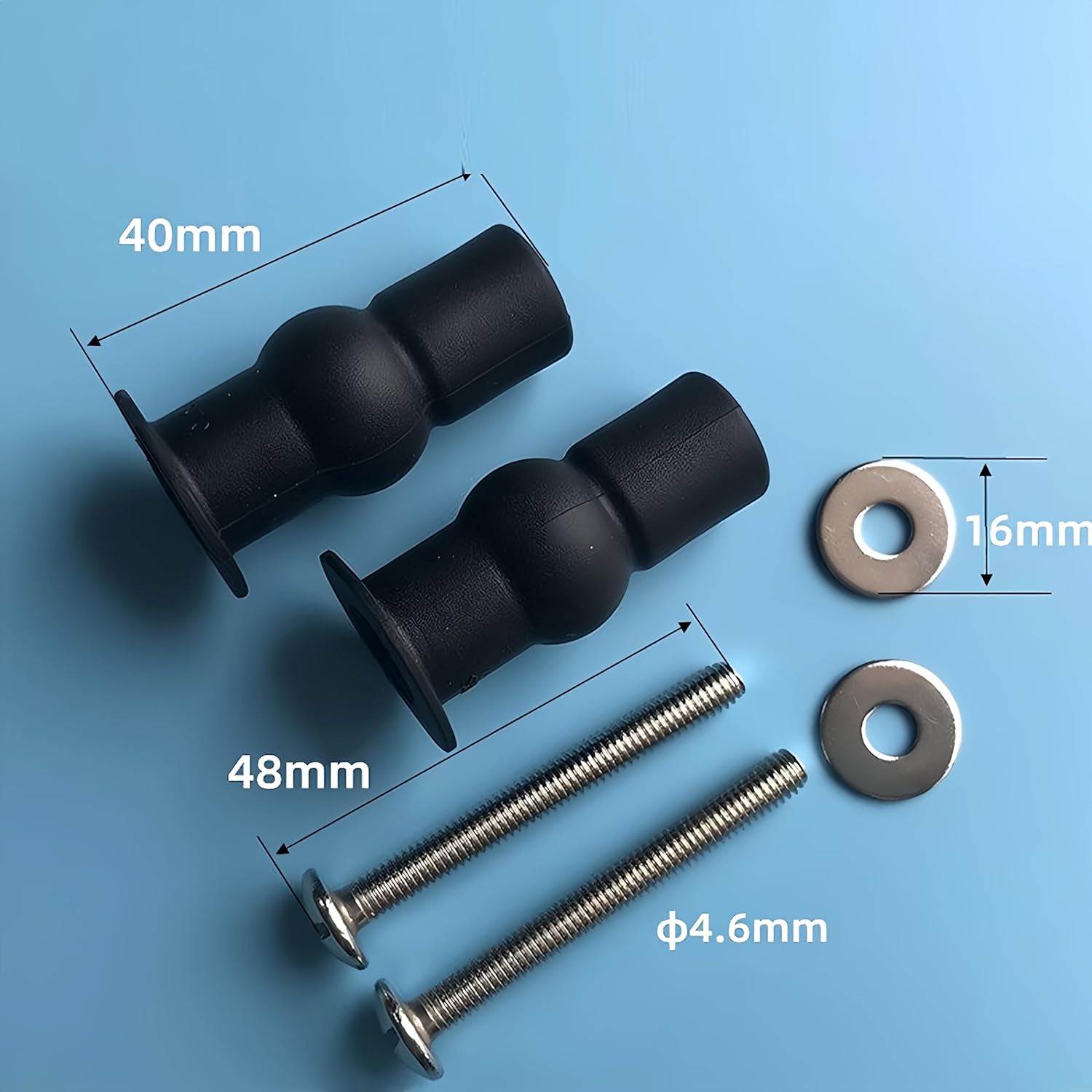 Wulikanhua Universal Toilet Seat Hinge Set