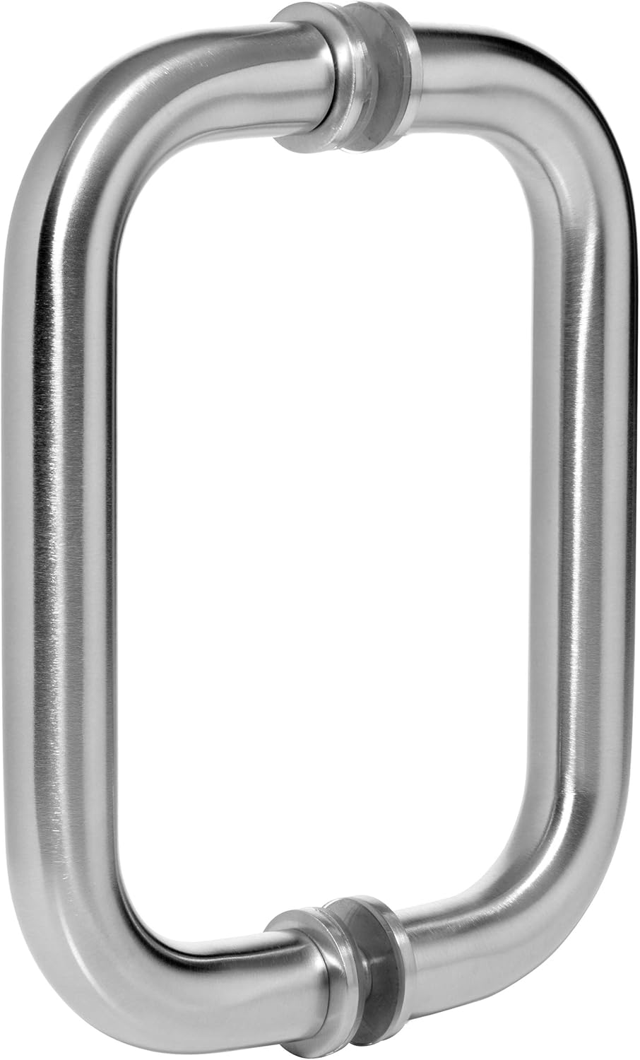 Dynasty Hardware 6 Back to Back Shower Door Pull Satin Nickel