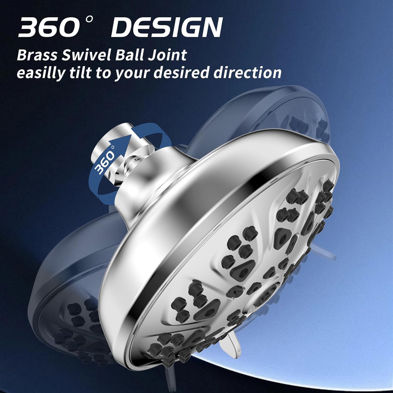 VKZK 10-Mode High Pressure Fixed Showerhead