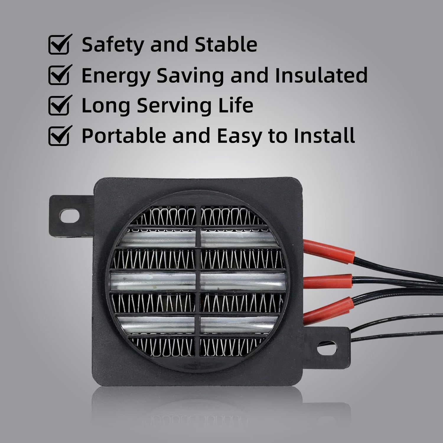 PTC Fan Heater 110V 200W Energy Saving Portable