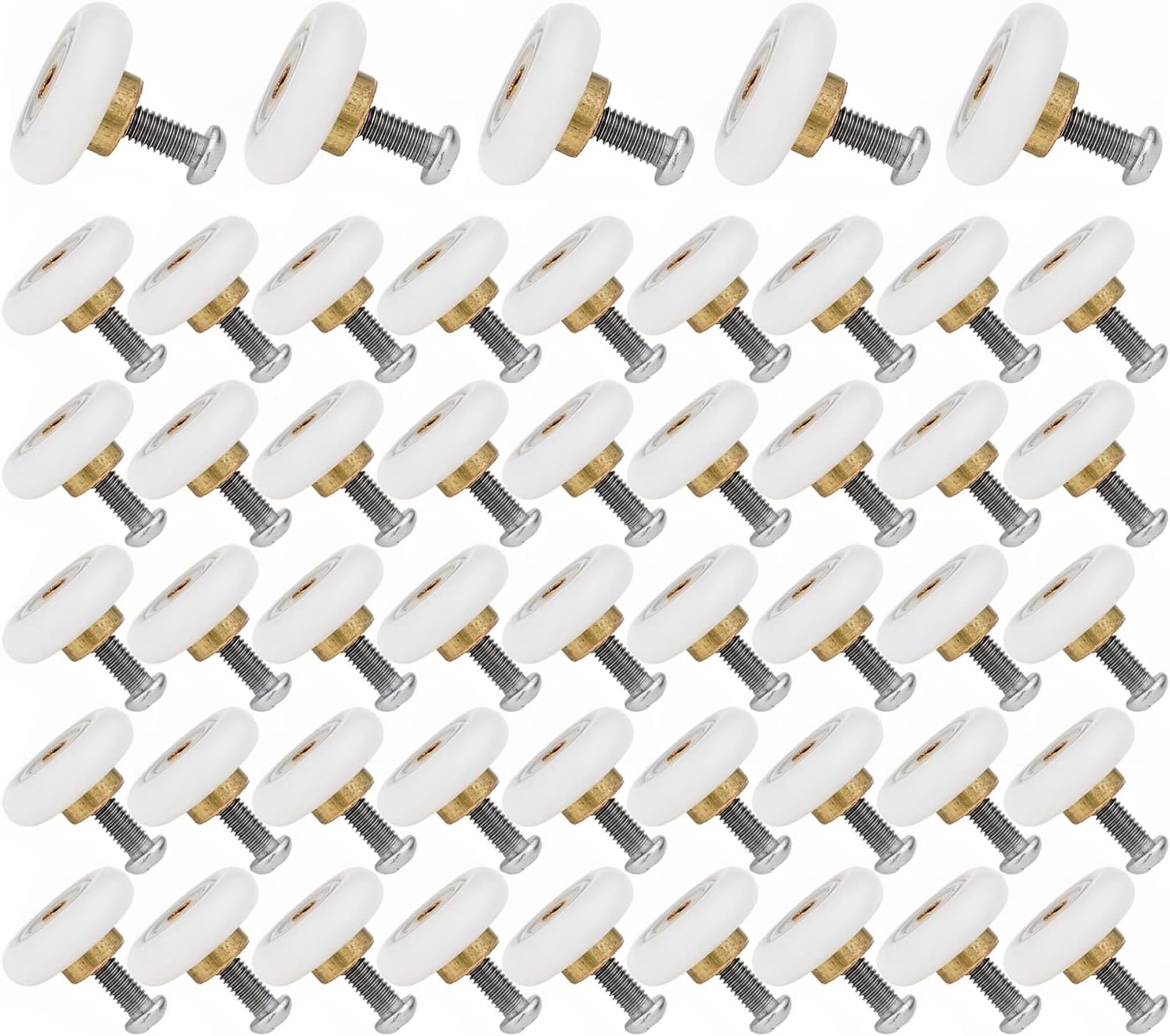 YUANQIAN Shower Door Rollers 50PCS Replacement