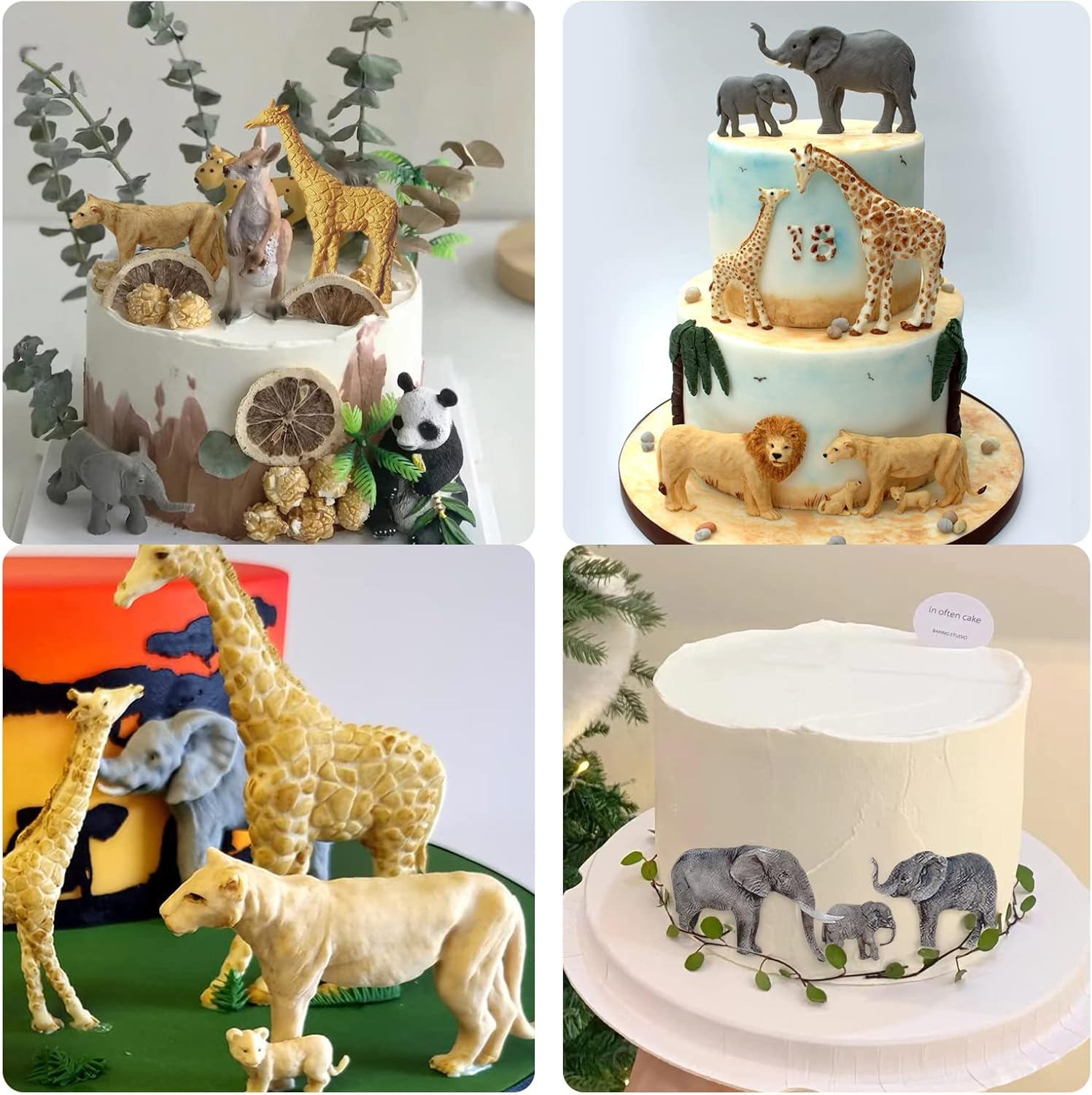 Xcake Lcook Elephant Silicone Fondant Mold Set