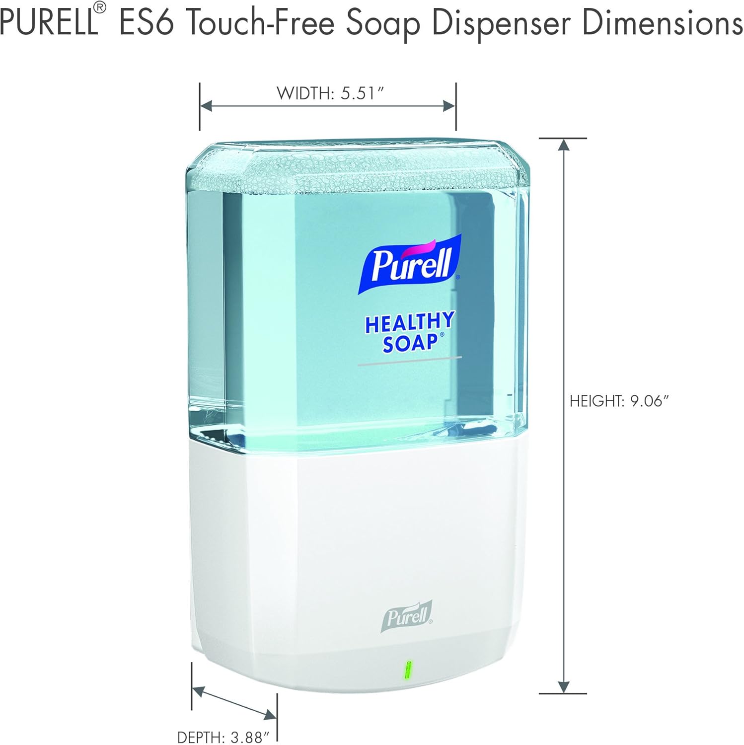 PURELL ES6 Automatic Hand Soap Dispenser White 1