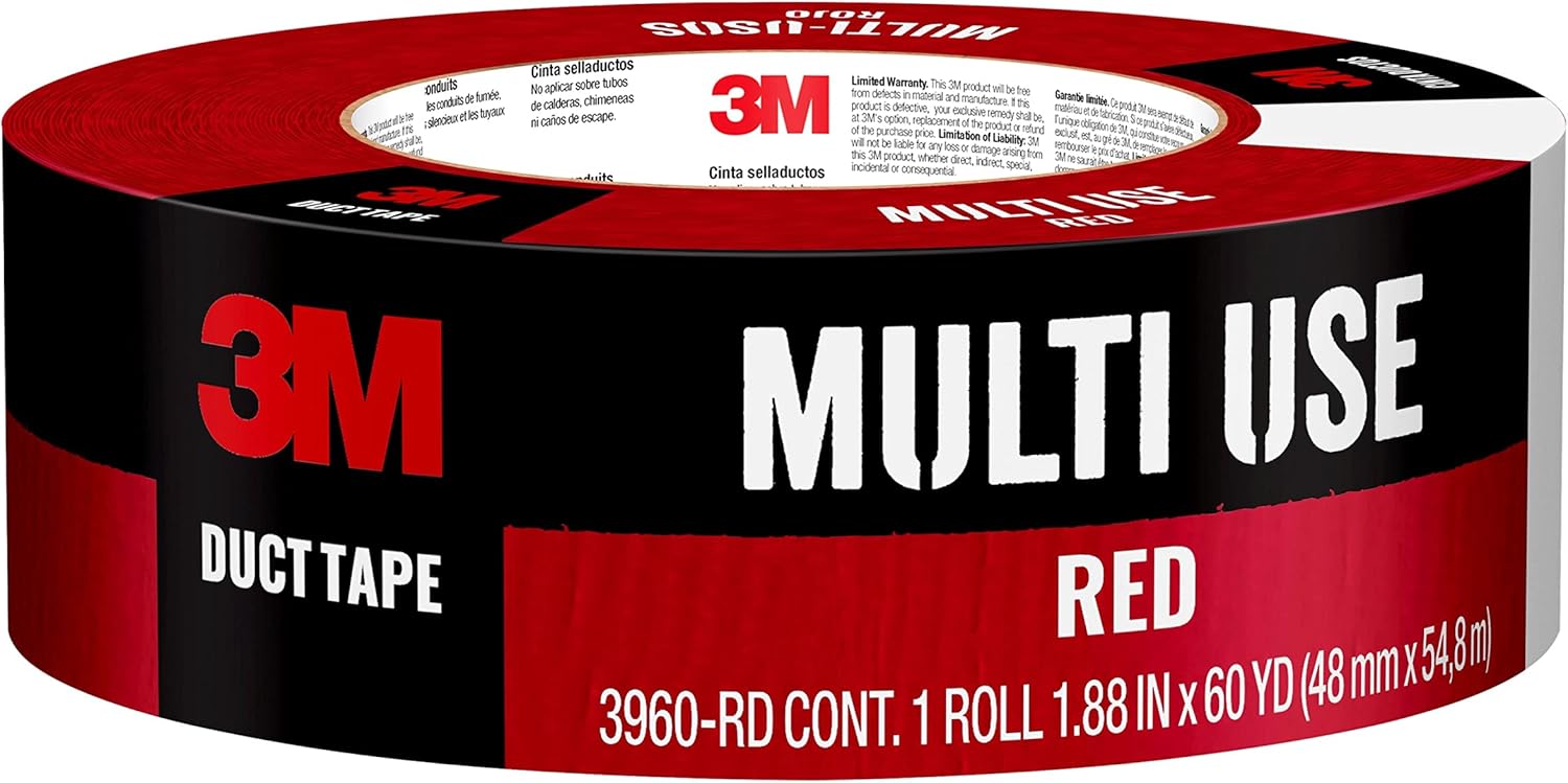 Scotch Painters Tape Red Duct Tape 188x60 Yard 3M