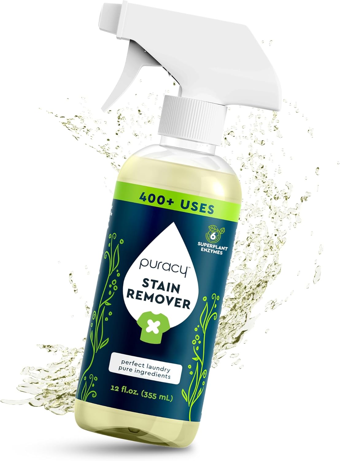 Puracy Stain Remover Spray - 12 oz Unscented