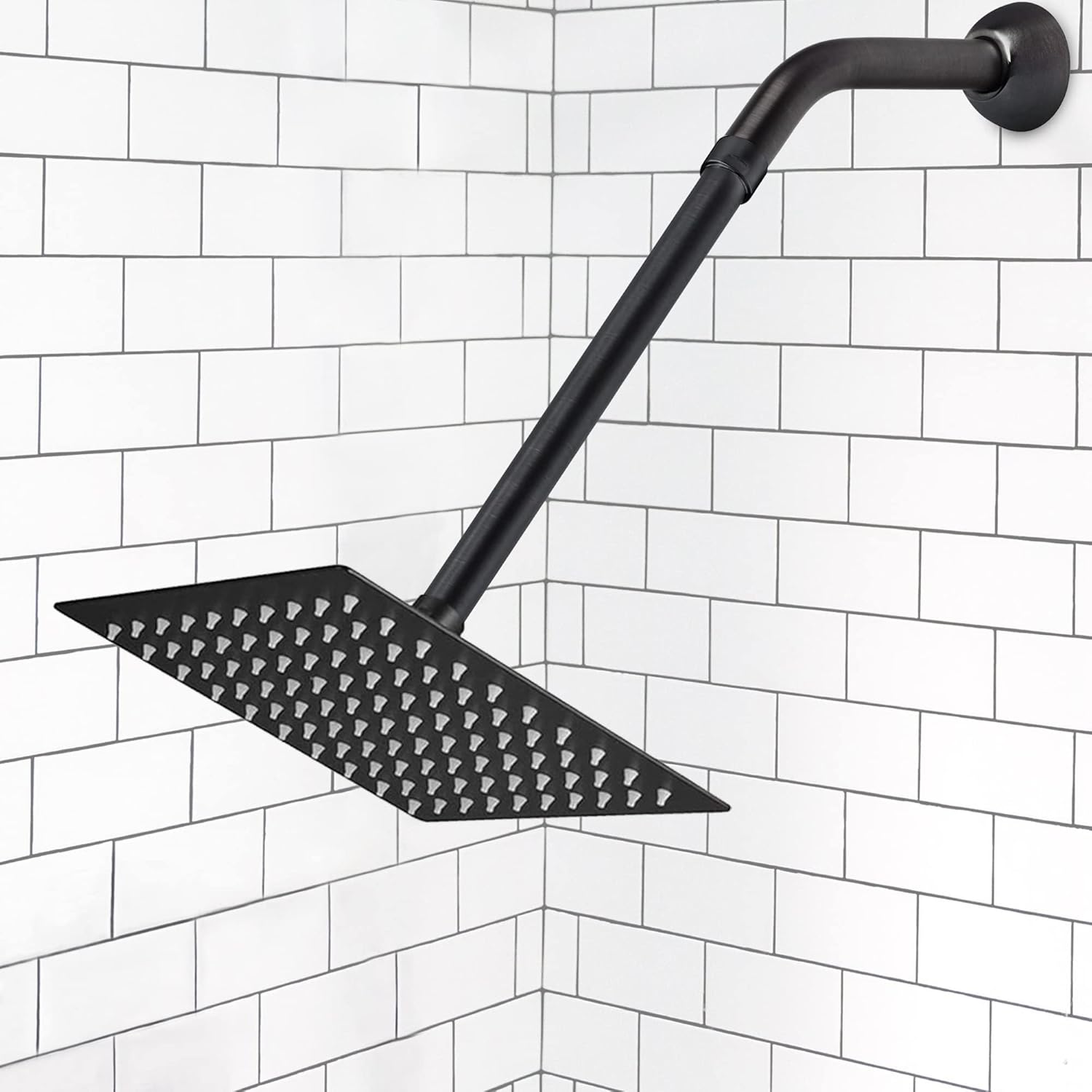 G-Promise 10 Inches Shower Head Extension Arm Oil Rubbed Bronze 1