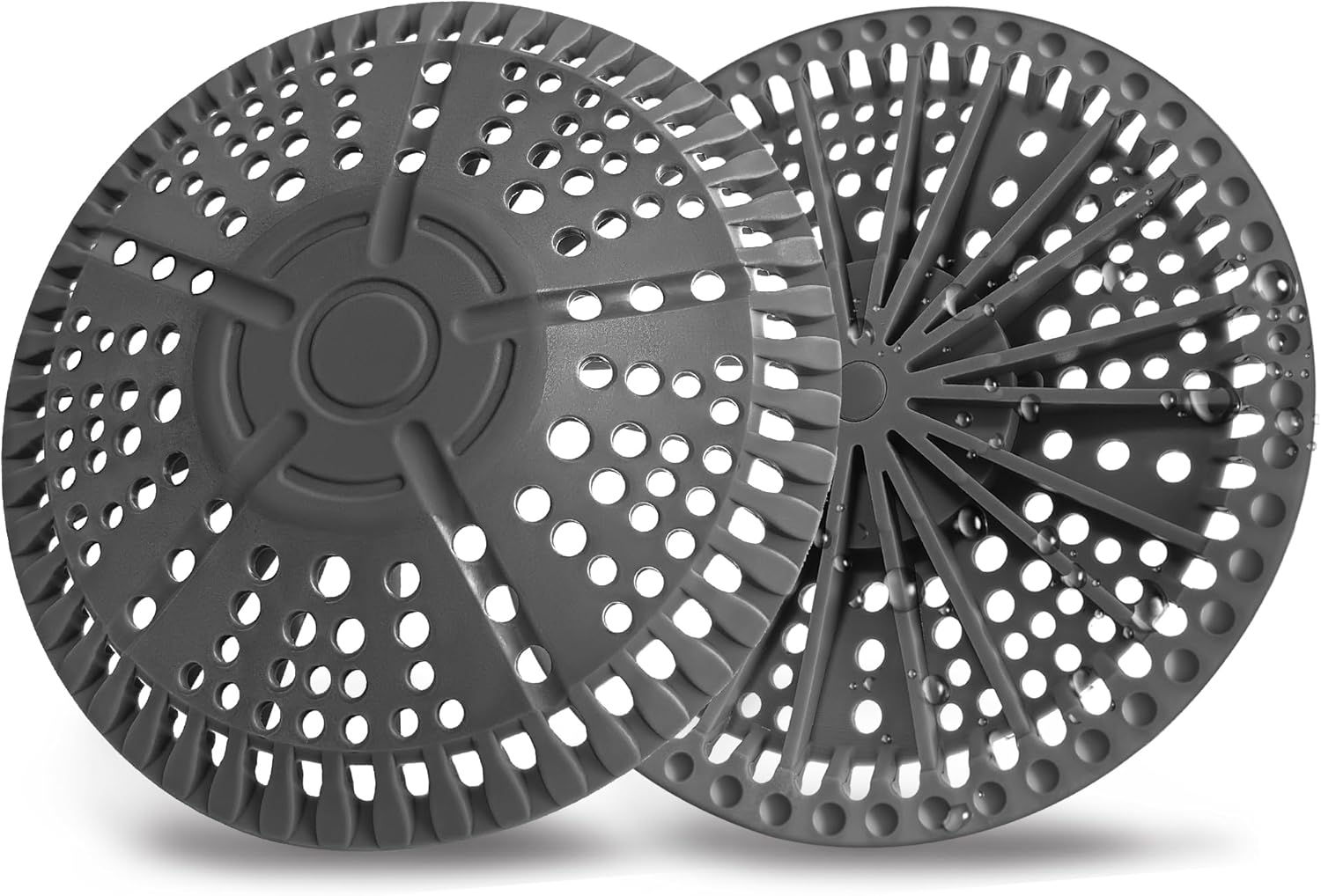 Shower Hair Catcher 2 Pack 55in Large Silicone Drain Strainer