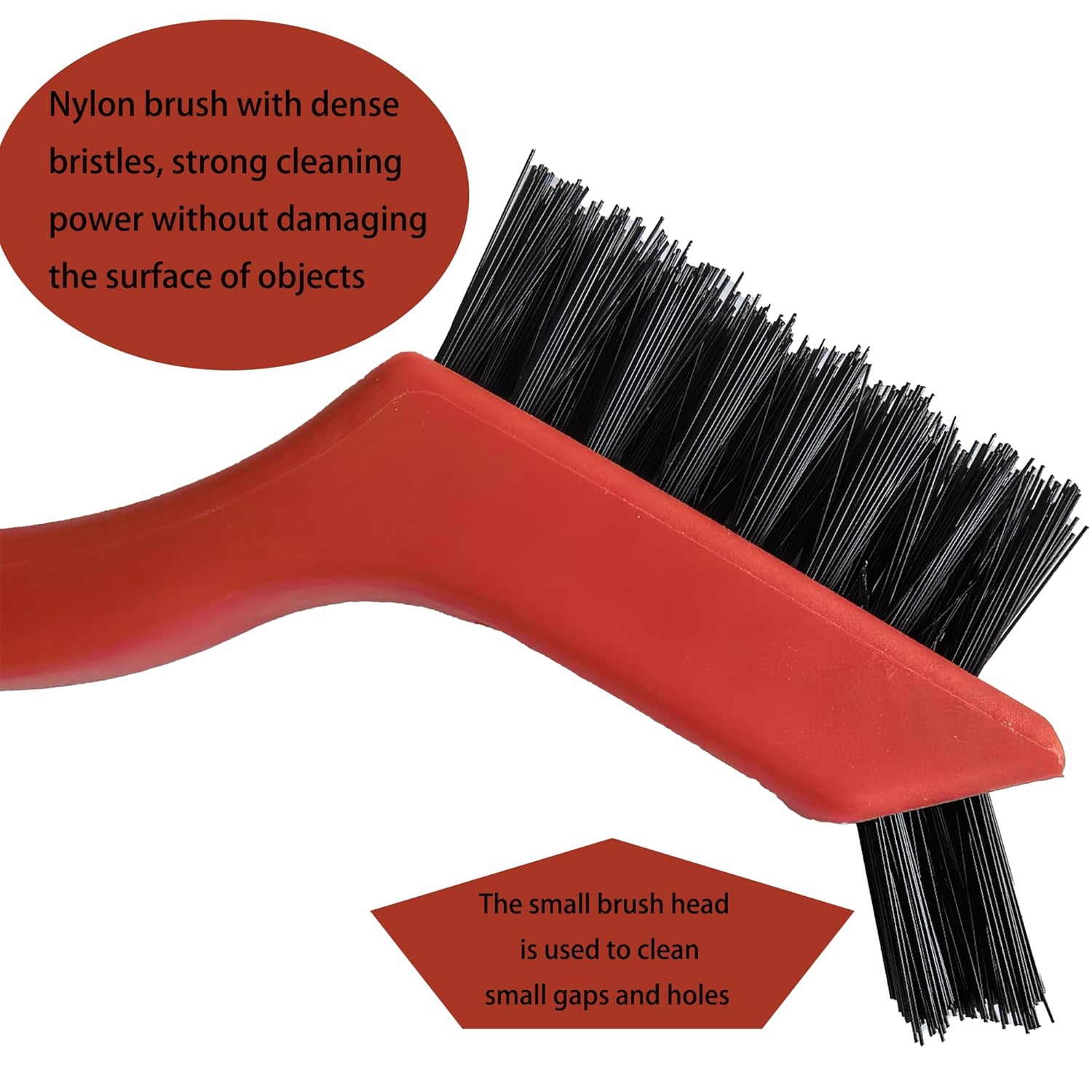 6-Pack Nylon Cleaning Brushes for Delicate Surfaces and Daily Use 1