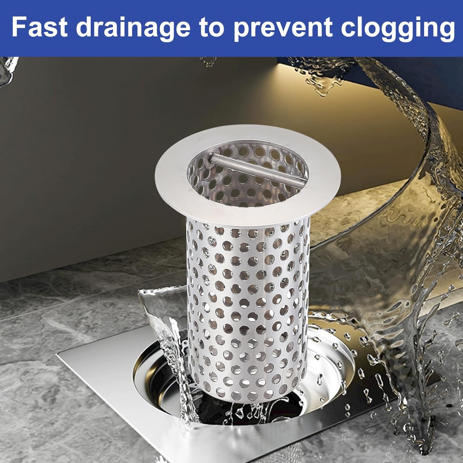 3 Inch Commercial Floor Drain Strainer with 6 Inch Height