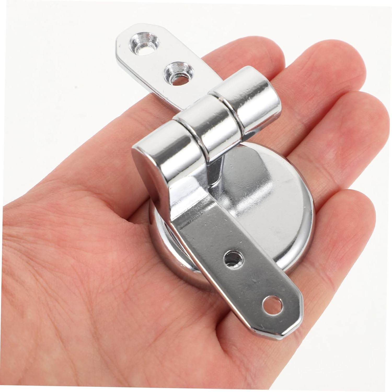 Homoyoyo Durable Toilet Seat Hinge Replacement - Heavy-Duty Stainless Steel Hinge with Screws