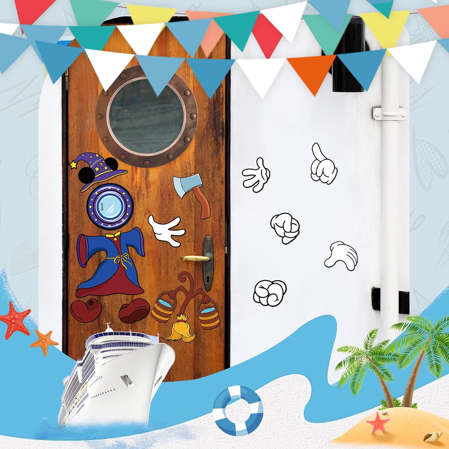 RiVolTa Magical Cruise Door Magnets 15 Pcs