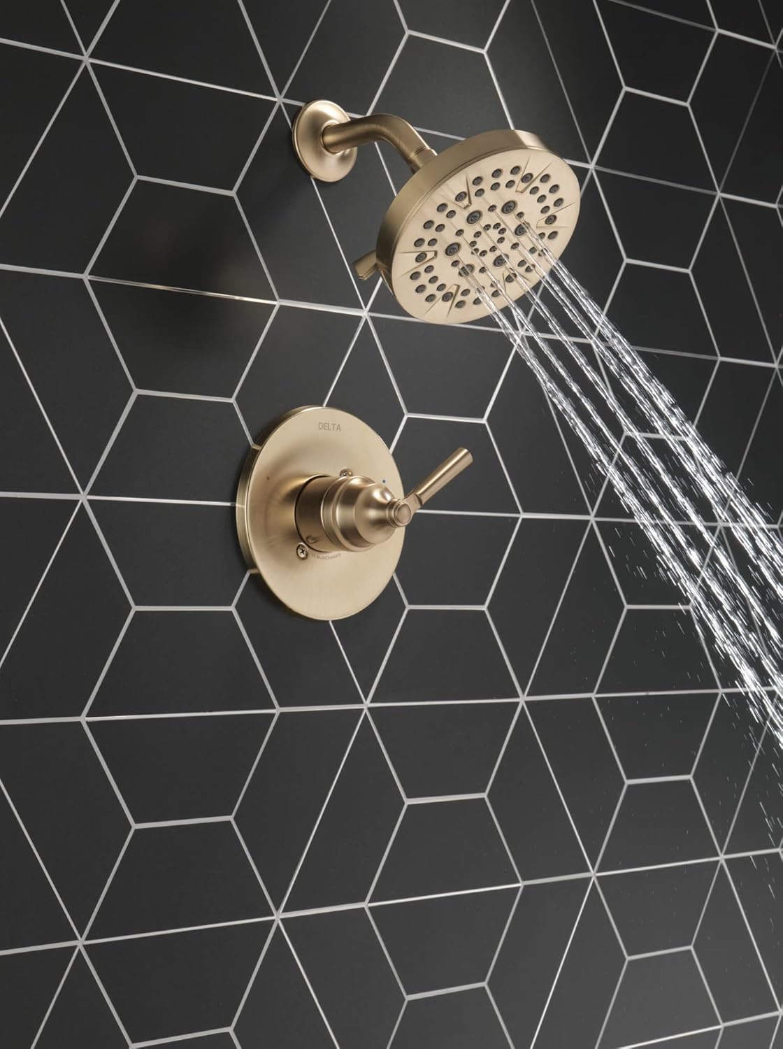Delta Saylor 14 Series Gold Shower Valve Trim Kit CZ
