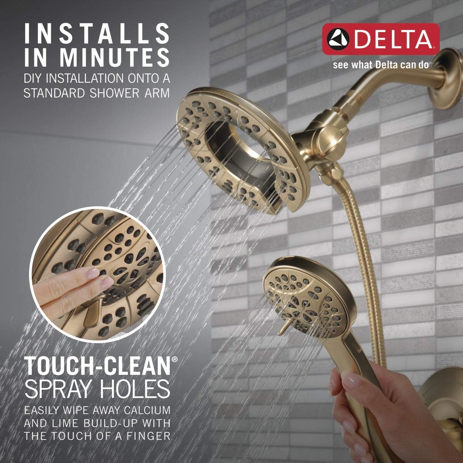 Delta 142840-CZ-I Arvo Shower Trim System
