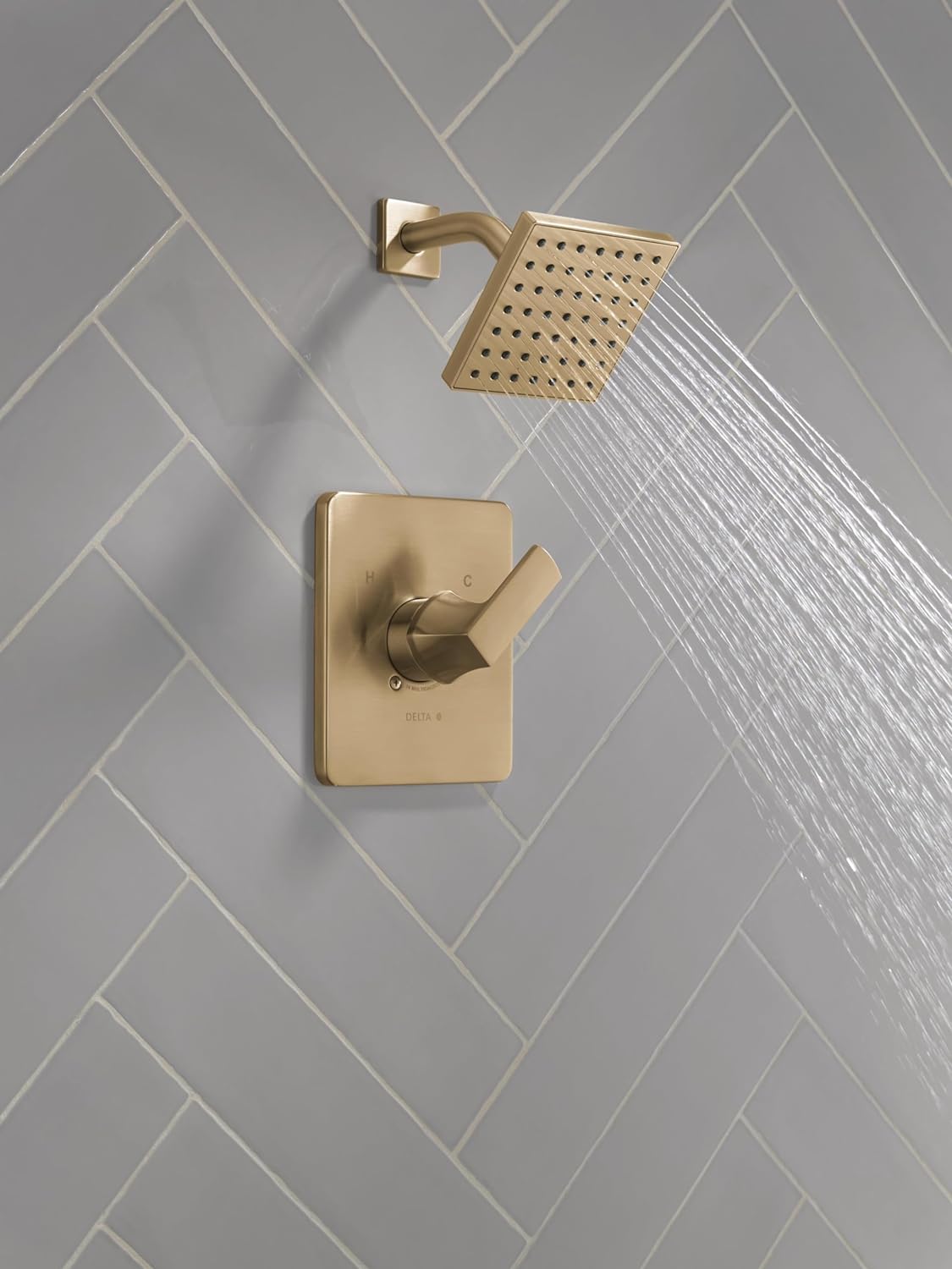 Delta Faucet Velum 14 Series Gold Shower Trim Kit 1