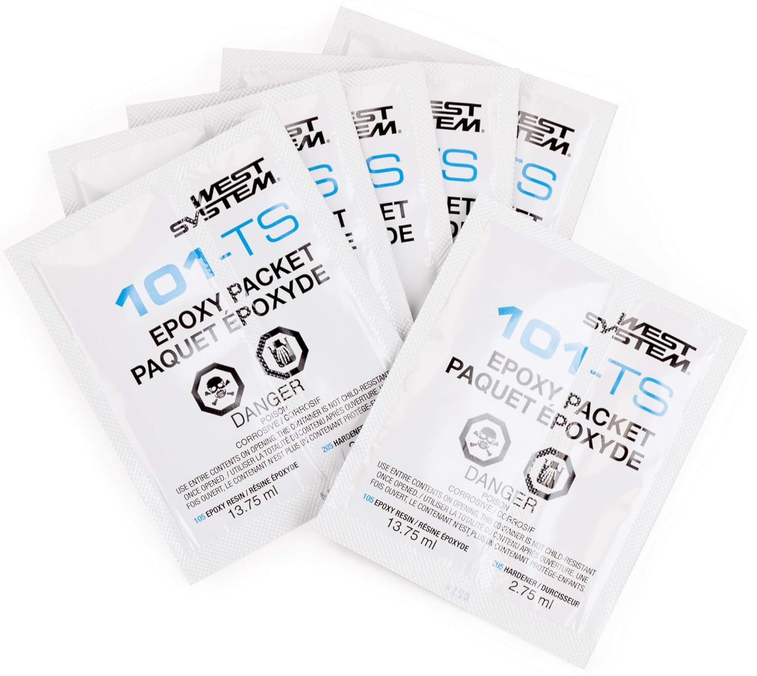 West System RESIN HARDENER PACKETS 6PK 1