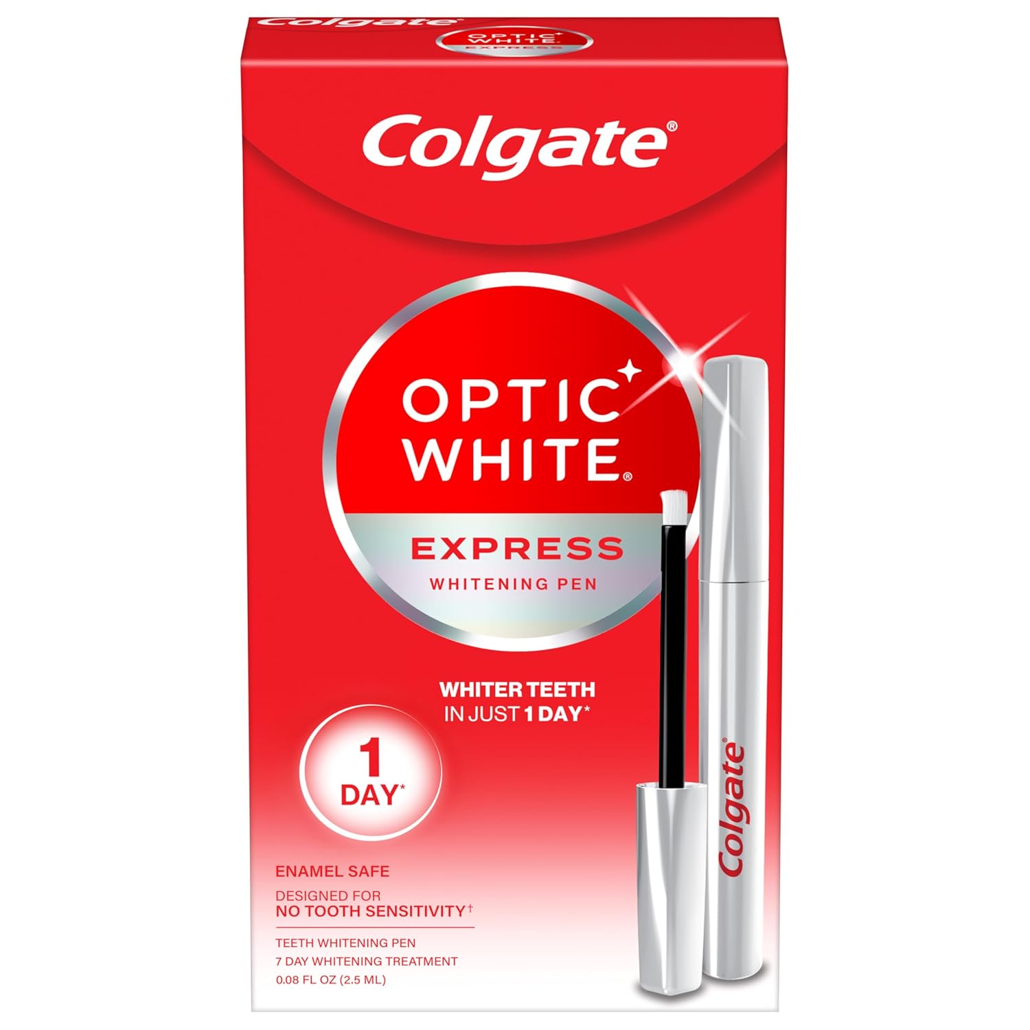Colgate Optic White Teeth Whitening Pen for Fast Results