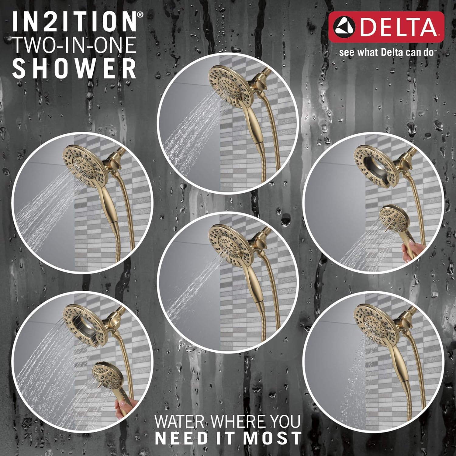 Delta 142840-CZ-I Arvo Shower Trim System