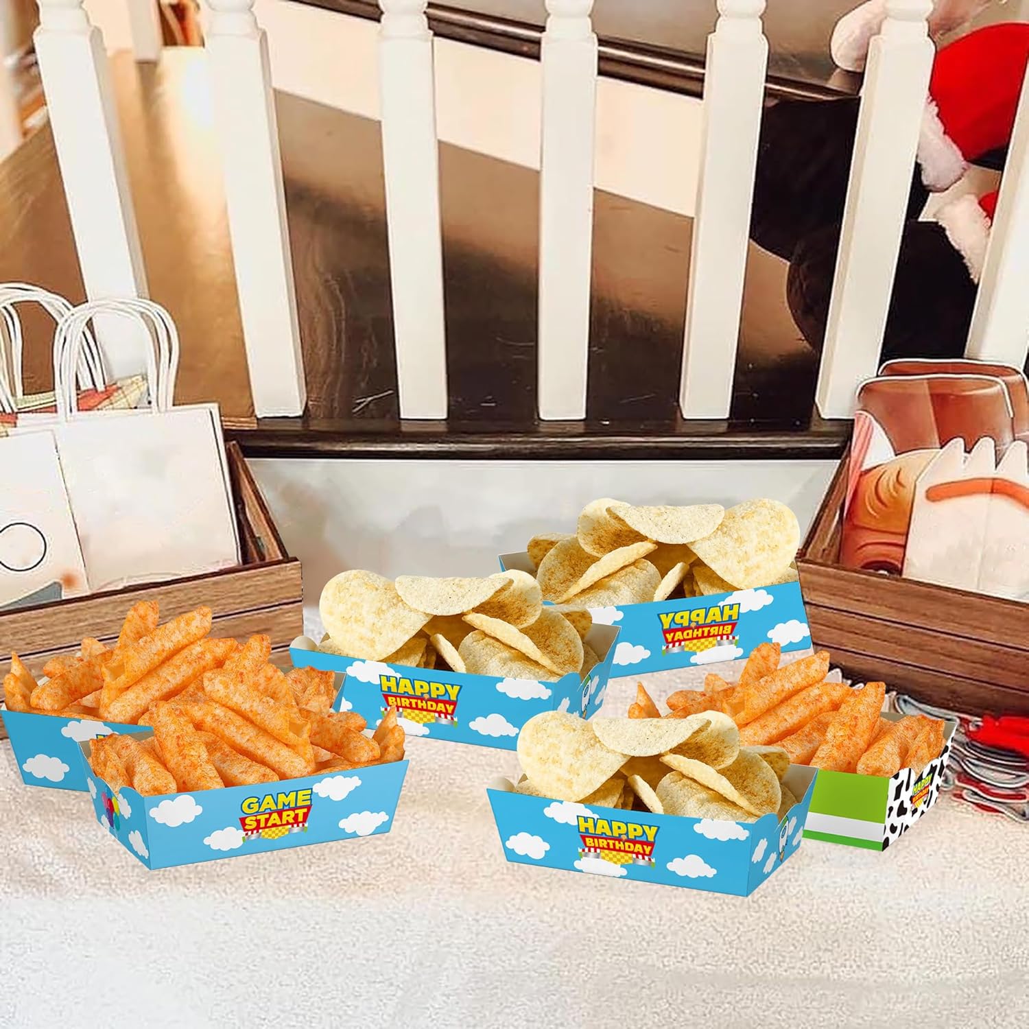 24 Pcs Cartoon Themed Birthday Snack Bowls