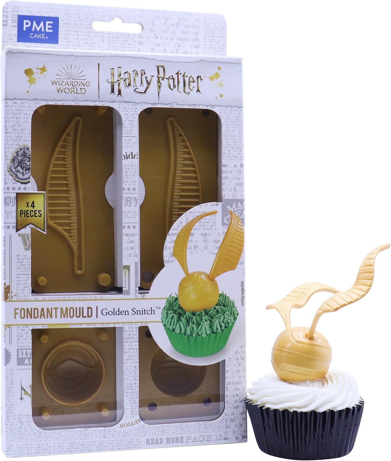 PME Harry Potter Fondant Mold Set of 2 - Golden Snitch