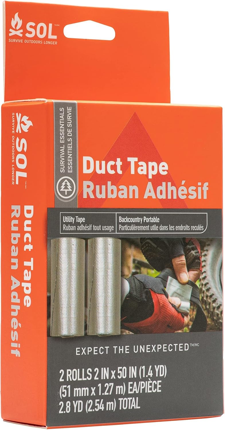 SOL 2 x 50 Inch Duct Tape 2 Count Pack of 4