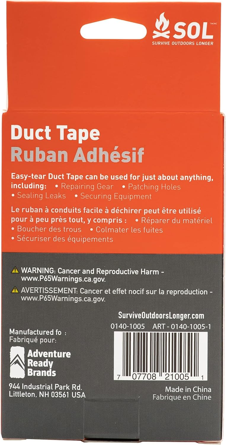 SOL 2 x 50 Inch Duct Tape 2 Count Pack of 4